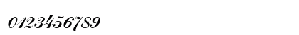 Commercial Script D Regular Numeric Preview