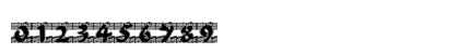 ZaftigOne Regular Numeric Preview