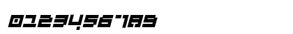 LuggageBroken Italic Numeric Preview