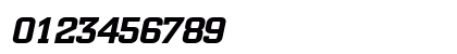 Geo957Wide BoldItalic Numeric Preview
