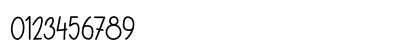 HONEYCOME - Personal Use Regular Numeric Preview
