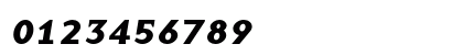 BaseNine Bold Italic Numeric Preview