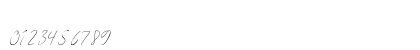 Germany Script Regular Numeric Preview