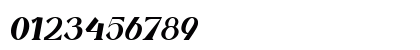 Distant Feeling Italic Numeric Preview