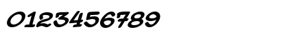 PaperBoy BB Italic Numeric Preview