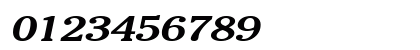 ChelseyExtended BoldItalic Numeric Preview