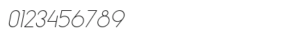 Aspergit Italic Numeric Preview