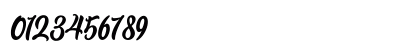Tristan Script Regular Numeric Preview