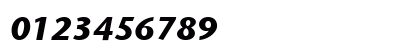 StoneSansITC Bold Italic Numeric Preview