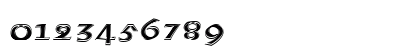American Uncial D In1 Regular Numeric Preview