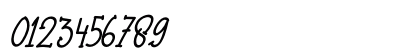 Baby Crab Italic Numeric Preview