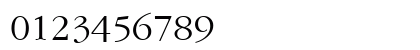 GaramondCTT Regular Numeric Preview