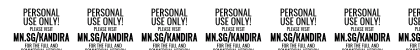 Kandira PERSONAL Light Italic Numeric Preview