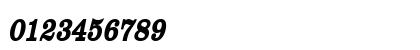 ClareCondensed BoldItalic Numeric Preview
