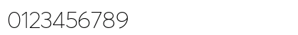 Averta Thin Numeric Preview