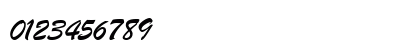 Brush Script MT Eo Italic Numeric Preview