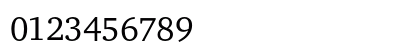CharterITC Regular Numeric Preview