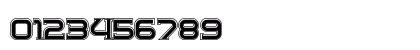 Chrome Yellow Inline NF Regular Numeric Preview