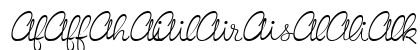 Birthday Ligatures One Regular Numeric Preview