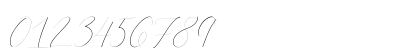 terranika Regular Numeric Preview