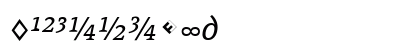 PageSerif-LightItalicExpert Regular Numeric Preview