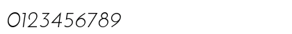 Josefin Sans Italic Numeric Preview