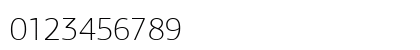 PF Agora Sans Pro Thin Numeric Preview