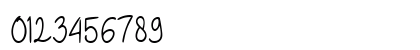 Santosa Handwriting Sample Regular Preview