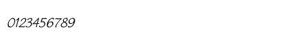 Italican Script Regular Numeric Preview