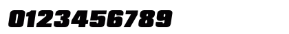 CompactaICG BlackItalic Numeric Preview