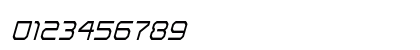 Light Brigade Condensed Italic Numeric Preview