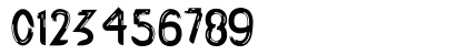 Paper Brush Regular Numeric Preview
