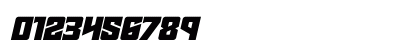 Star Guard Expanded Italic Expanded Italic Numeric Preview