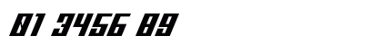 Thunderbold Demo Regular Numeric Preview