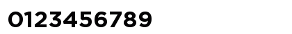 GothamBold Bold Numeric Preview