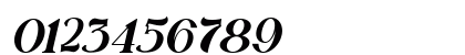 Fatin Gengky Italic Numeric Preview