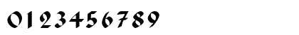 P650-Blackletter Regular Numeric Preview