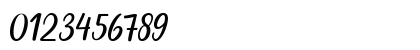 Mareline Script Regular Numeric Preview