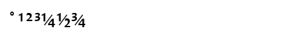 QuadraatSans Regular Numeric Preview