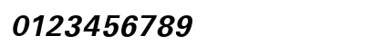 UnvEe Bold Italic Numeric Preview