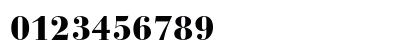 Bauer Bodoni Black Numeric Preview