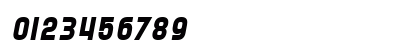 SF Speedwaystar Bold Italic Numeric Preview