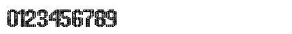 ugly font Regular Numeric Preview