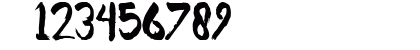 Renjana Demo Regular Numeric Preview