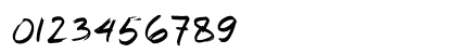 Asimone Brush Regular Numeric Preview
