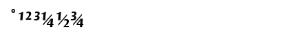 QuadraatDis Italic Numeric Preview