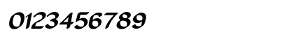 Likkle Expanded Oblique Regular Numeric Preview