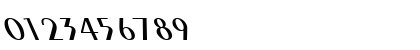 PareReverse Italic Numeric Preview