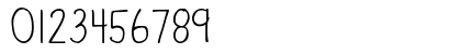 DJB MrsWebster Regular Numeric Preview