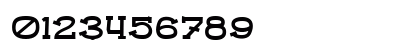 Retro Badger Regular Numeric Preview